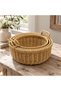 Round Wicker Baskets سلال خوص مدورة