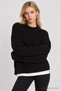 Selanik Knitted Oversize Sweater Lkr0002 Black - 2