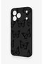 Tecno Spark 50 4g Compatible Black Butterfly Pattern Silicone Case - 4