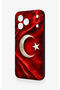 Tecno Spark 50 4g Compatible Turkish Flag Patterned Silicone Case - 4