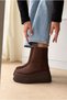 Women's Boots Aci Brown Suede - 2