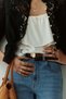 Wide High Waist Ankle Jeans - 2