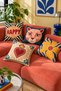 Colorful Double-Sided Digitally Printed Set of 4 Duvet Covers - 43X43 cm - 4