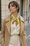 Van Gogh Inspired Yellow Wheat Field Collar Shoulder Scarf 60X55 cm - 2