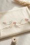 Flora Pure Ecru Embroidered 100% Cotton Muslin Baby Blanket - Antiallergenic, Breathable, Soft Textured - 3