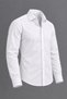 Men's Classic Collar Long Sleeve Buttoned Slim Fit White Shirt - 2