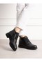 Katty Black Genuine Leather Orthopedic Women's Boots - 5