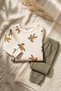Baby Unisex Sea Turtle Patterned Ribbed Cotton Sweatshirt and Pants Top and Bottom Set - 7