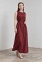 My Fashion Belt Li, Sleeveless, Crew Neck Maxi Dress - 2