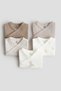 5-pack wrapover bodysuits