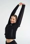 Tech Zip Black Women's Sweatshirt - 2