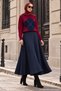 Baklava Pattern Sweater Claret Red Hm2976 - 2