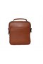 Genuine Leather Men's Shoulder Bag with Strap - 4