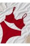 Cotton Comfort Stretch Underwire Plain Cotton Bra Panties Underwear Set - 4