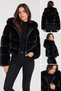 Syah Suni Fur Hooded Short Jacket - 2