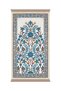 Blue Ivy Pattern Velvet Prayer Rug - 2
