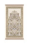 Mustard Ivy Pattern Velvet Prayer Rug with Pouch - 2