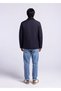 Men's Slim Fit Navy Blue Coat - 4