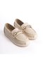 Zrjbt03 Comfort Orthopedic Comfortable Daily Ballet Flats - Patterned Cream - 3