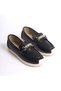 Zrjbt03 Comfort Orthopedic Comfortable Daily Ballet Flats - Patterned Black - 3