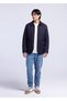 Men's Slim Fit Navy Blue Coat - 2