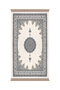 Smoked Palace Pattern Velvet Prayer Rug with Pouch - 2