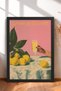 6 Piece Citrus Still Life Paintings Framed Art Set Italy Posters Wall Decor Sixit27 - 5