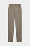 Relaxed Fit (No Pile) Beige Striped Jogger Pants - 6
