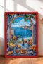 6 Piece La Dolce Vita Landscapes Framed Painting Set Italy Posters Wall Decor Sixmx13 - 4