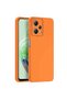 حافظة هاتف Xiaomi Redmi Note 12 Pro 5G مصنوعة من السيليكون المخملي نانو من الداخل - برتقالي
