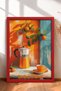 6 Piece Coffee and Cookie Break Framed Painting Set Italy Posters Wall Decor Sixit38 - 3