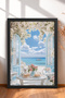 6 Piece Floral Sea Windows Framed Painting Set Italy Posters Wall Decor Sixit20 - 4