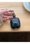 1 pcs of Leather Case Compatible with Airpods 1 & 2, Leather Protective Cover Skin with Carabiner Clip Fashion - 4