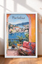 6 Piece Set of Paintings Framed Italy from the Window Italy Posters for Living Room Kitchen Gallery Wall Sixit03 - 5