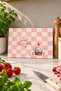 Glass Cutting Board Sweet Moments Powder Pink Checkered Cupcake Themed - Glass Cutting Board |   20cm X 30cm - 4