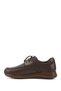 Men's Brown Lace-Up Genuine Leather Shoes - 5
