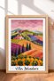 6 Piece Tuscany Hills Framed Painting Set Italy Posters Living Room Kitchen Gallery Wall Sixit18 - 3
