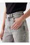 Alita City Lcw Studio Gray Denim Straight Wideleg High-Waisted Wide-Leg Women's Jean Pants - 3