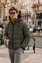 Men's Seasonal Hooded Khaki Thick Coat