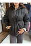 Stripe Detail Quilted Coat - 3