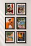 6 Piece Dolce Vita with Friends Framed Painting Set Italy Posters Wall Decor Sixit43