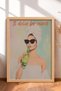 6 Piece Ciao Bella Portraits Framed Painting Set Italy Posters Wall Decor Sixit44 - 5