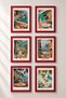 6 Piece Buongiorno Italy Framed Painting Set Italy Posters Living Room Kitchen Gallery Wall Sixit08