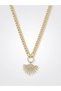 Kbc Gold Sun Figured Stone Chain Necklace - 3