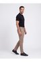 Beige Slim Fit Jogger Sports Pants with Side Pockets - 2