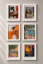 6 Piece Dolce Vita with Friends Framed Painting Set Italy Posters Wall Decor Sixit43