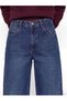 Alita City Lcw Jeans with a Difference in Color Indigo Denim Straight Wideleg High Wide Leg Women's Jean Pants - 3