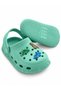 Children's Dinosaur Figured Mint Green Eva Slippers Lightweight Summer Garden Beach Slippers - 5