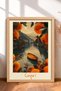 6 Piece Amalfi Orange Garden Framed Painting Set Italy Posters Wall Decor Sixit23 - 5