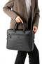 Faux Leather Hand Shoulder Bag Laptop Bag Briefcase - 3